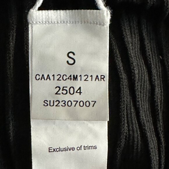 Cupshe Women 2PC Swimsuit S Black Textured Bikini Green Trim Halter Top Cheeky - Picture 5 of 8